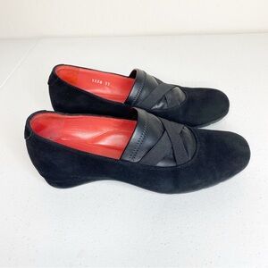 Pas De Rouge Wedge Heel Black Size 37